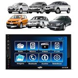 Kit Multimidia Fiesta 2003 Até 2014 7 Pol Mp5 Usb Sd Radio Bt Espelhamento