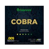 Corda Giannini Violão Aço Cobra Geewak 9/45 - Ec0040