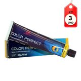 Kit C-03 Color Perfect Coloração 9.1 Louro Ultraclaro Acinzentado