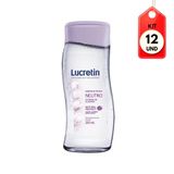 Kit C/12 Lucretin Neutro Sabonete Líquido Íntimo 200ml