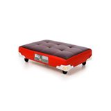 Colchão Pet Cachorro - Gato Pequeno Castorpet Bed Marrom-vermelho (40x60x12) - Castor