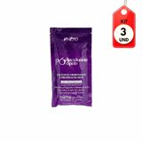 Kit C/03 Amend Colágeno/proteína Da Seda Pó Descolorante 50g