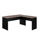 Mesa Para Escritório Em L Web40 1,20 X 1,50 - Malaga/preto