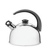 Chaleira Tramontina Com Apito Em Aço Inox Cabo Preto 3 L