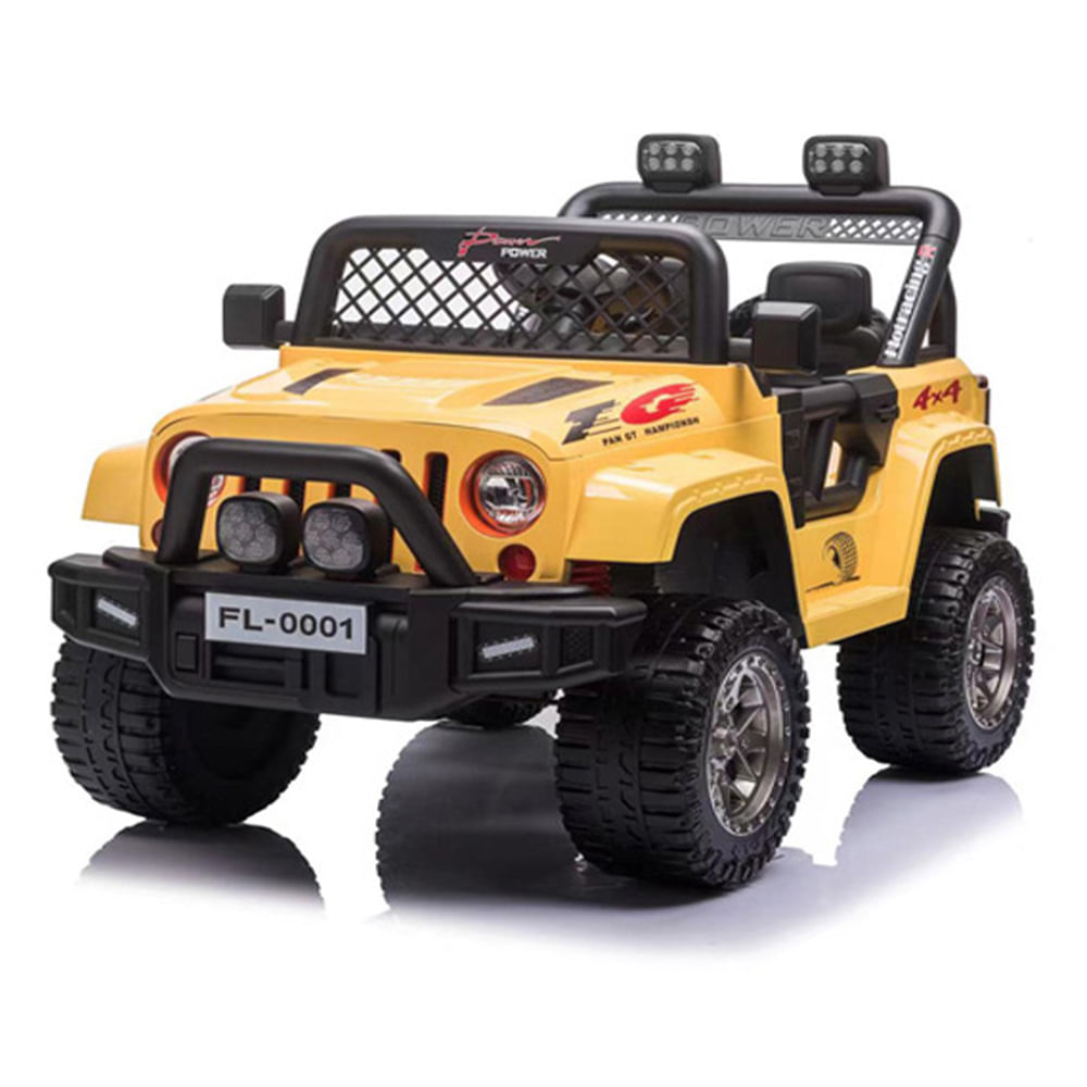 Carrinho Jipe Infantil Elétrico Jipe Off Road 12v Com Controle Remoto