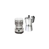 Cafeteira Greca Italian Electric Com Moedor 300w 3 Xícaras