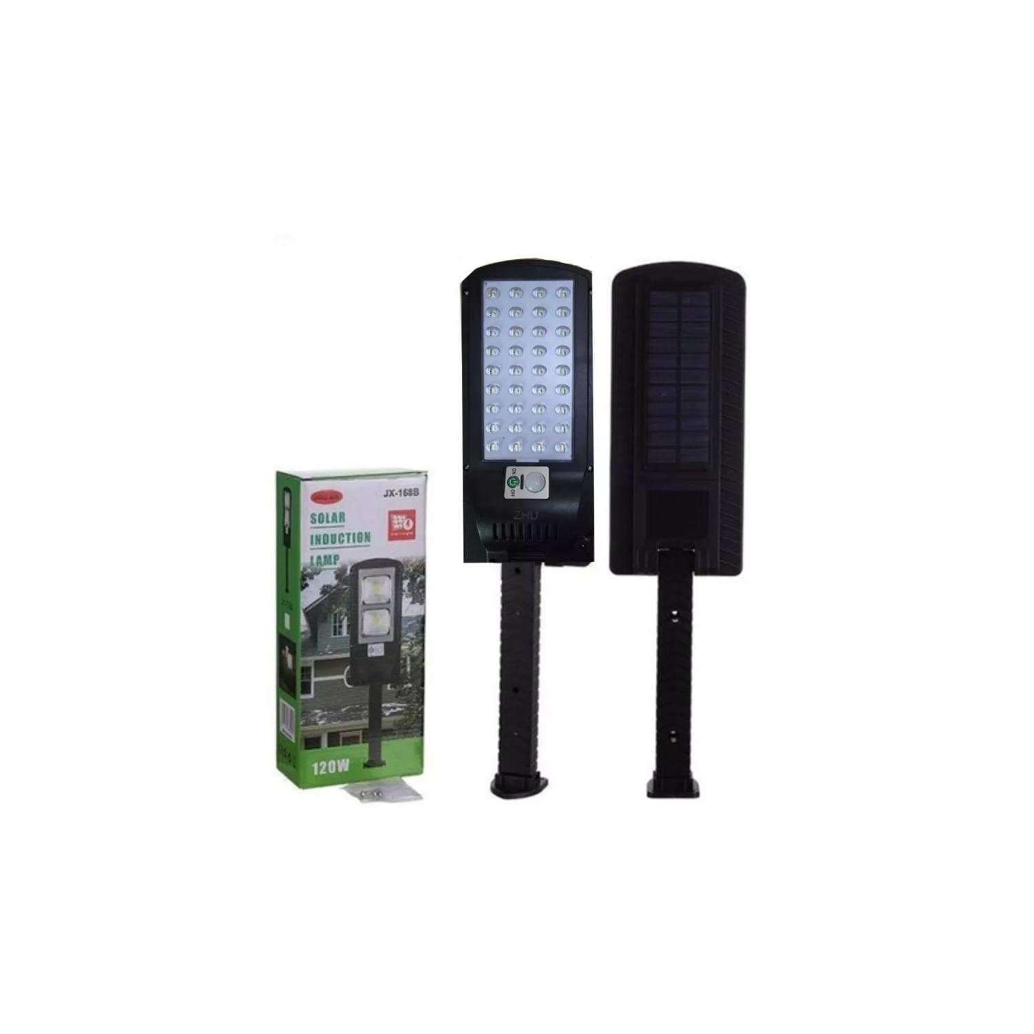 Refletor Solar De 120 W Led Tipo Poste Light Cold Light + Base