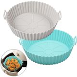Conjunto De Moldes De Silicone Para Air Fryer X2 Antiaderente