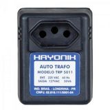 Auto Transformador Parede 220/127vac 50va Trp 5011 Preto Hayonik