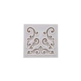 Molde De Silicone Para Decoração De Pastelaria Arabesca Flexível