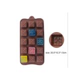 Molde De Silicone Para Chocolates De Presente, De Qualidade Alimentar, Não Tóxico