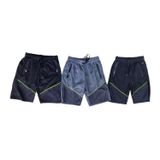 Pacote De 3 Shorts Masculinos De Algodão, Esportivos, Flúor, Cores Variadas