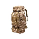 Mochila Tática Pixelated Bro 80l Para Acampamento, Trekking E Caminhada