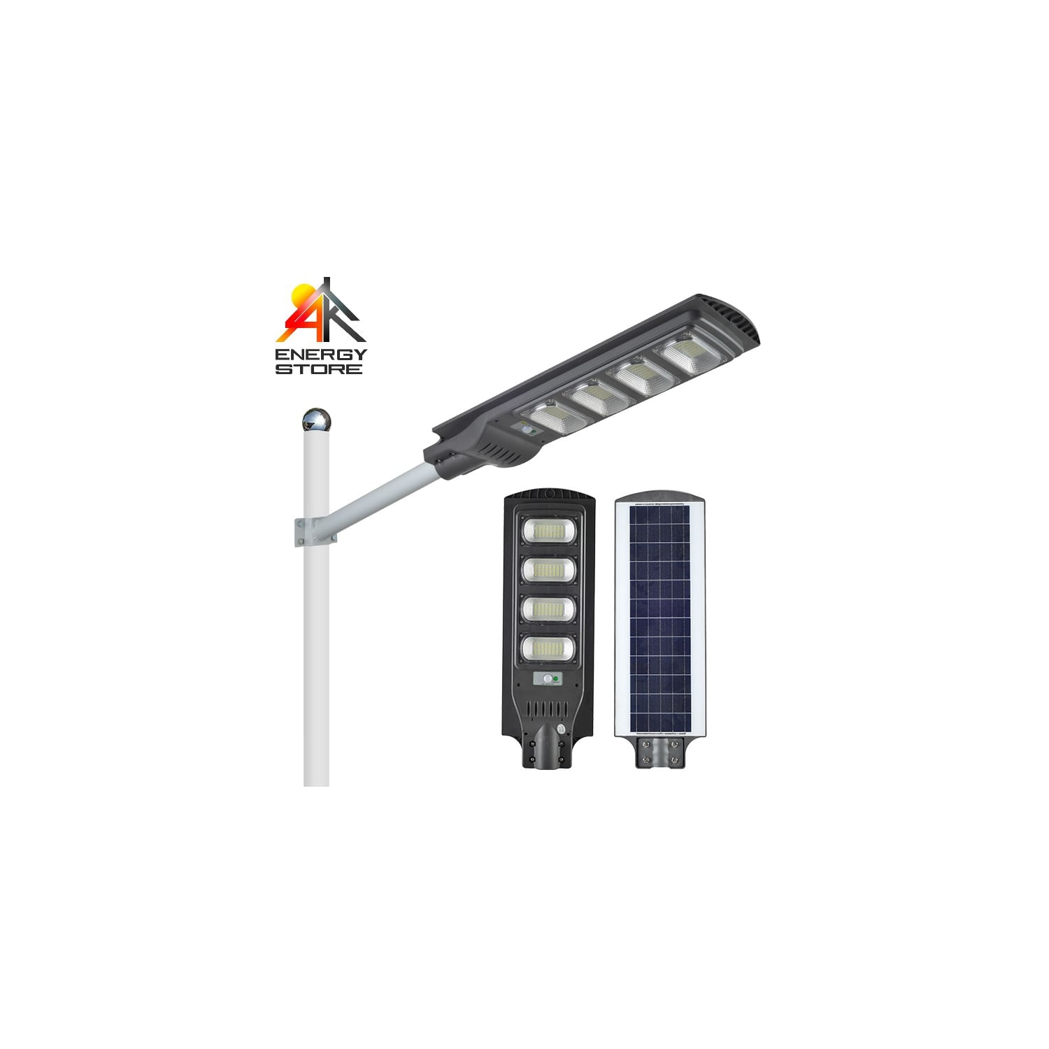 Refletor Solar Led 400w 3.2v 12ah Com Bateria Lifepo4