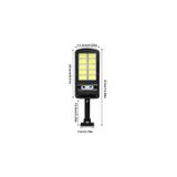 Refletor Led Solar 120cob Outdoor - Refletor Tipo Poste