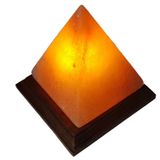 Lâmpada De Sal Com Design De Pirâmide Do Himalaia 19 Cm De Altura E 2,3 Kg