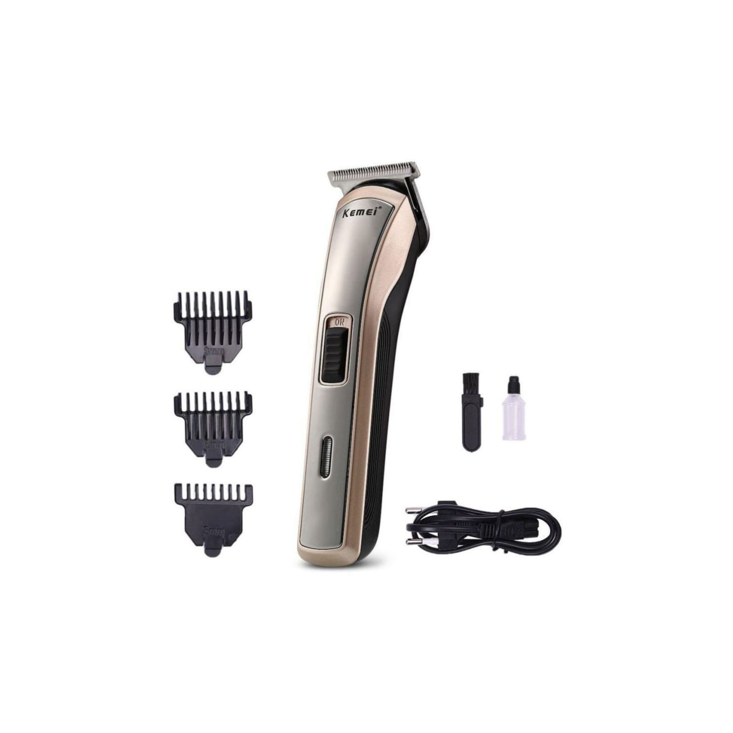 Máquina De Corte De Cabelo Kemei Km-5017 Professional