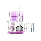 Irrigador Oral Water Pulse V300 800ml 10 Níveis 5 Pontas Rosa