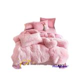 Cobertor Chiporro King Furry Cover Rosa 240x260cm + 2 Travesseiros