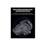Capacete De Motocicleta Intercom Bluetooth V5.0 800m De Alcance