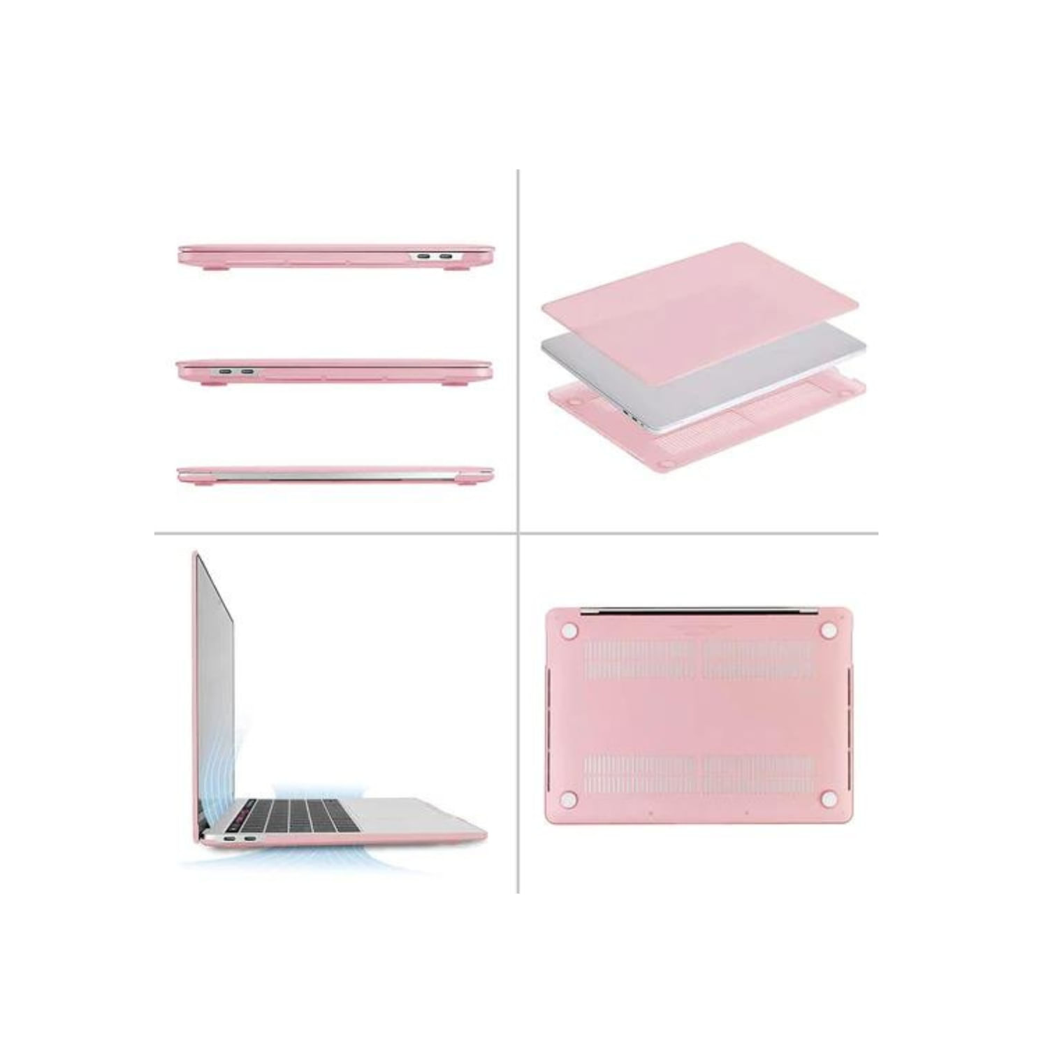 Capa Compatível Com Macbook Air 13 Rosa (a1932/a2179/a2337)