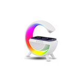 Alto-falante De Mesa Rgb Com Carregador Sem Fio Com Alto-falante Bluetooth