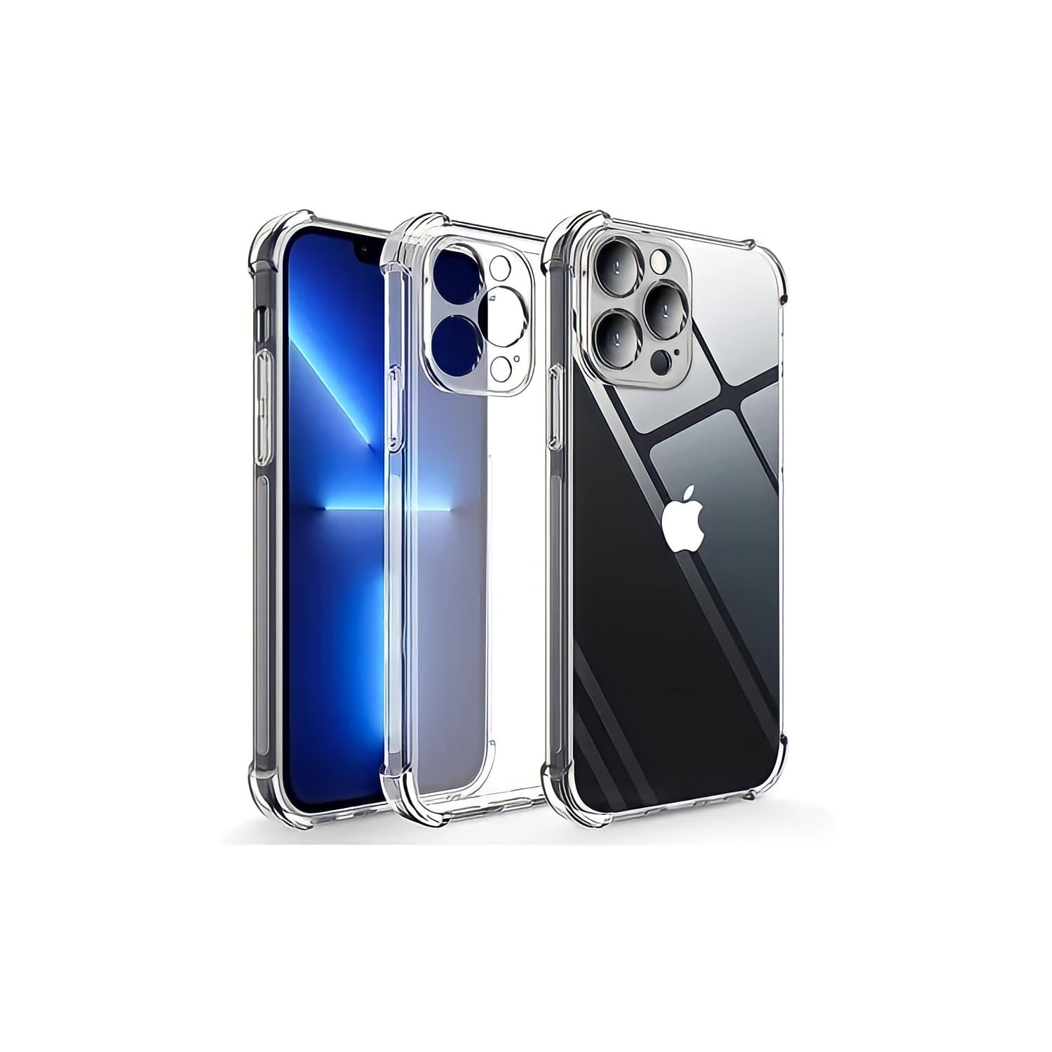 Capa De Silicone E Capas Transparentes Anti-choque Para Iphone 12 Pro