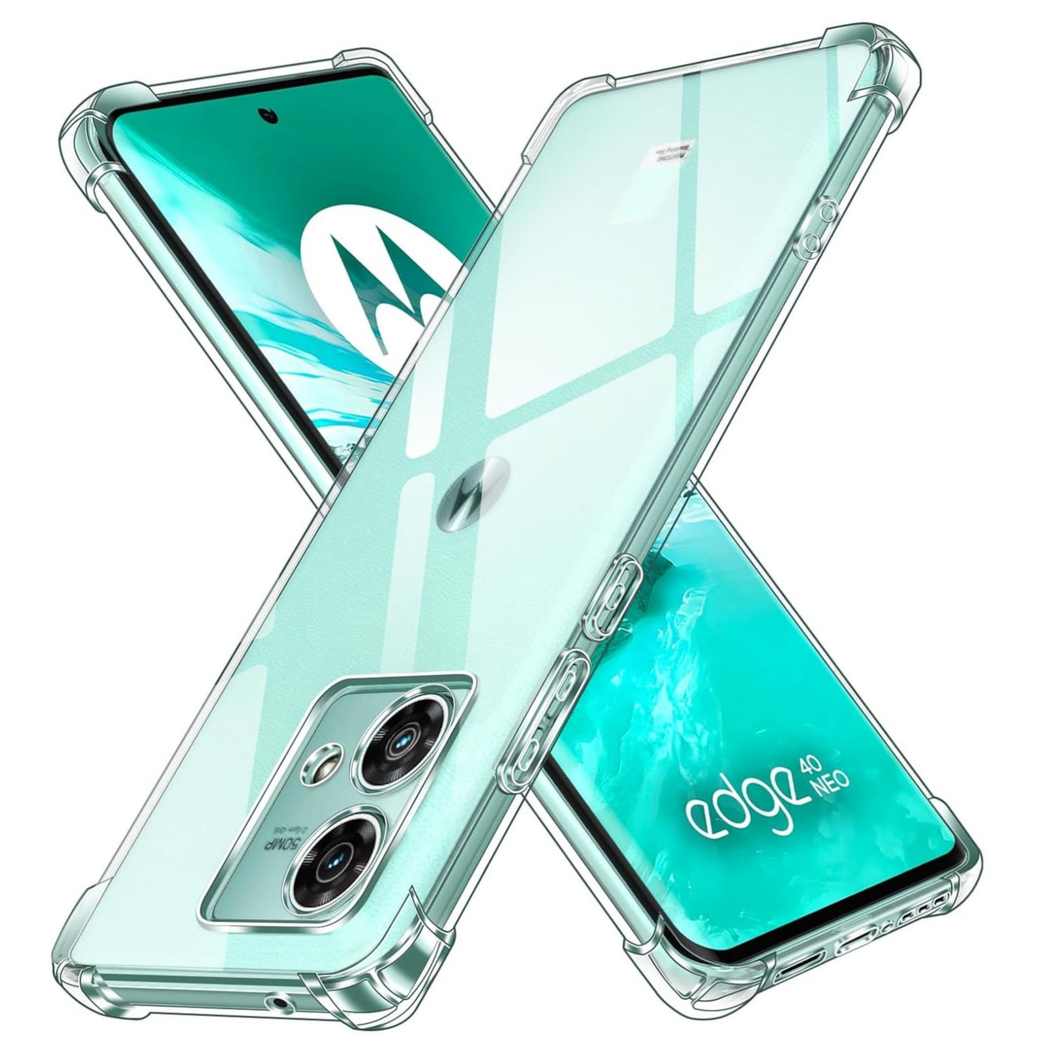 Capa Em Gel Tpu Transparente Motorola Edge 40 Neo