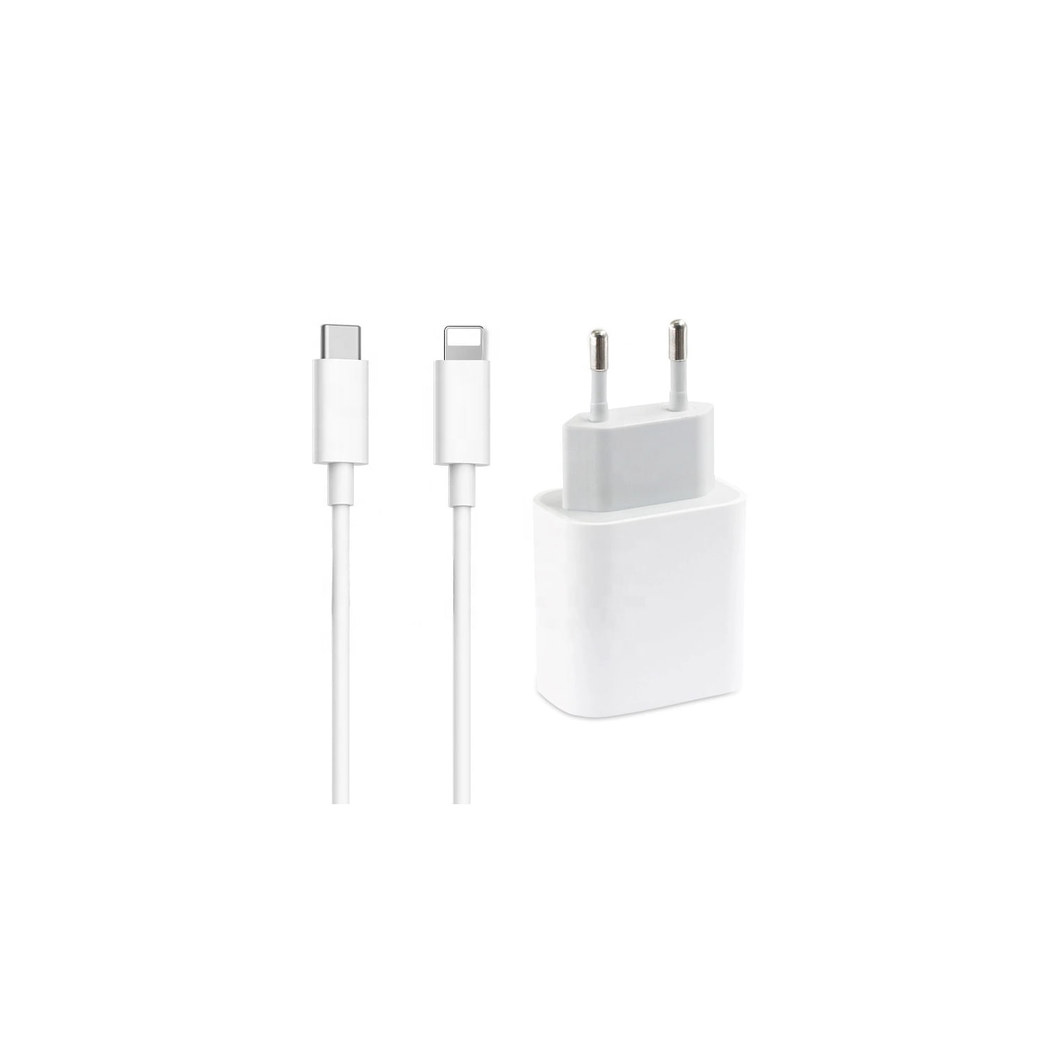 Adaptador De Carregador Usb-c De Carregamento Rápido De 20 W Para Iphone