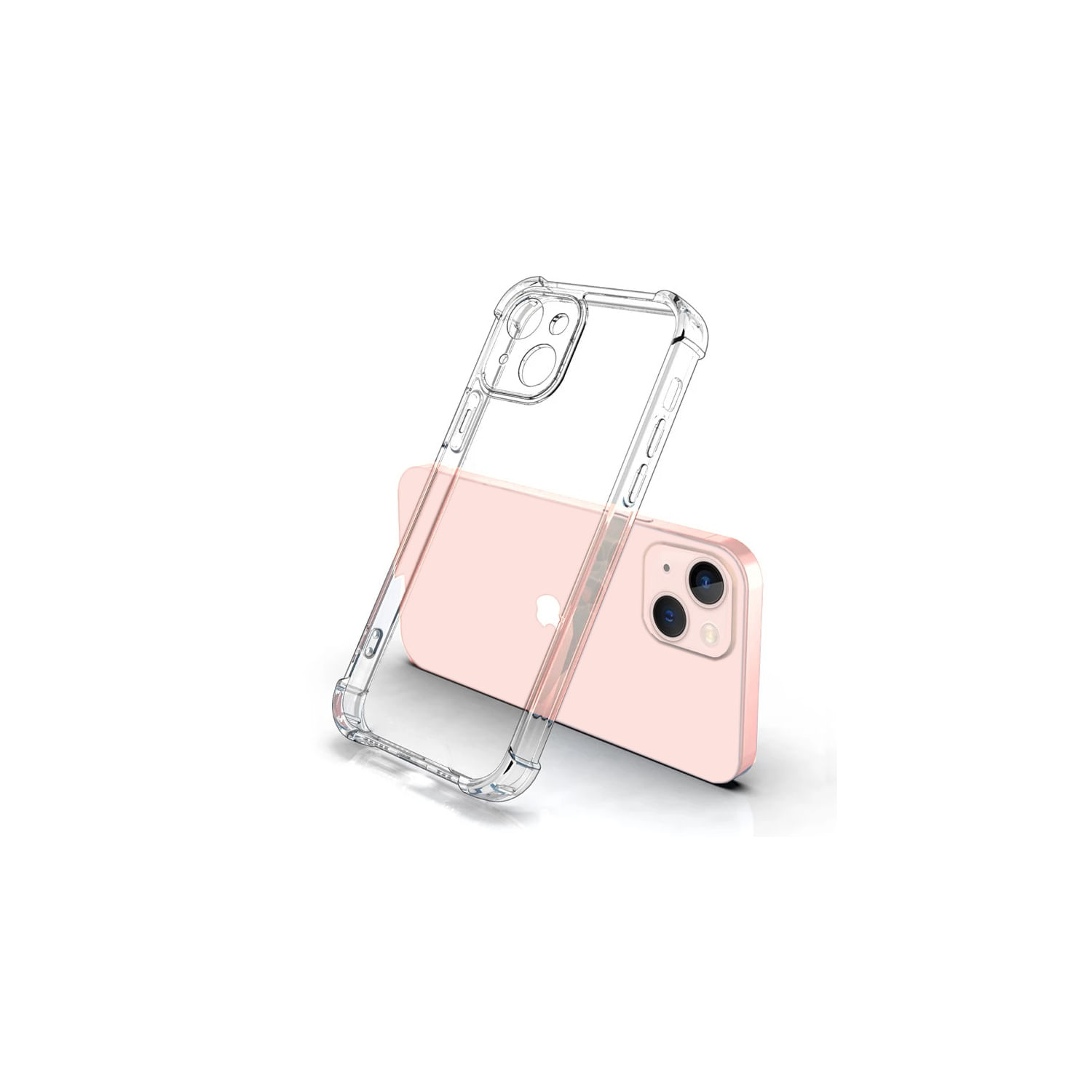 Capa Anti-choque Transparente Para Iphone 13 Com Camera Protec