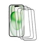 Protetor De Tela Mica Glass 9h Para Iphone 15 Pro Max X3