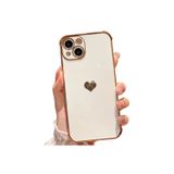 Capa De Telefone Hearts Para Iphone 13 Com Proteção Total Em Tpu Branco