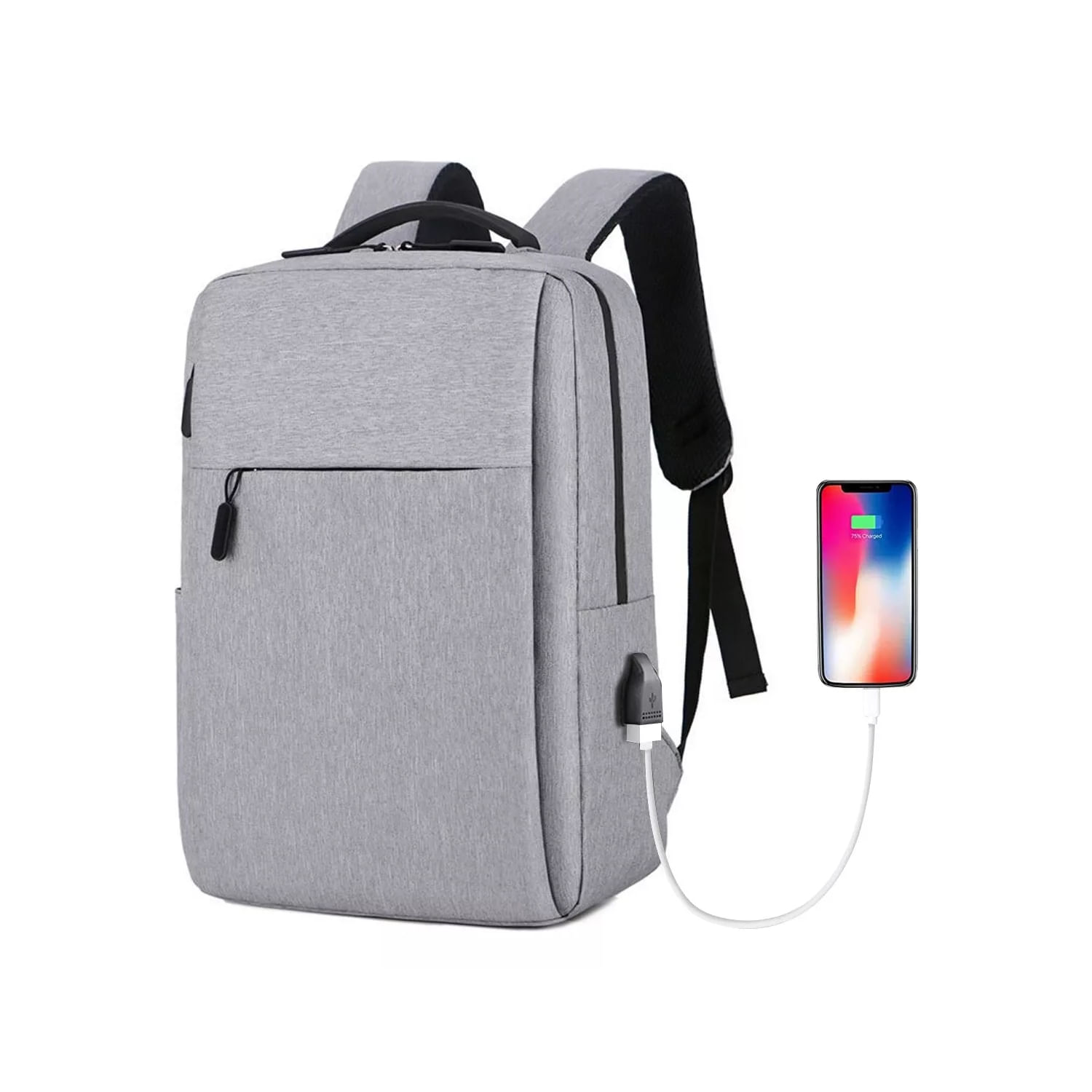 Mochila Impermeável Para Notebook Executivo Com Porta Usb