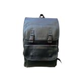 Mochila De Couro Ecológico Impermeável De Grande Capacidade