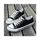 Tênis Casual Canvas Urban Para Mulher Preto/branco - 707