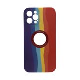 Capa De Telefone De Microfibra Grossa De Silicone Para Iphone 12 Pro Max