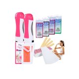 Aquecedor Depilatório De Cera Roll-on Double Waxes + 4 Cartuchos De Cera