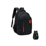 Mochila Para Notebook Oxford Waterproof School Travel Preta