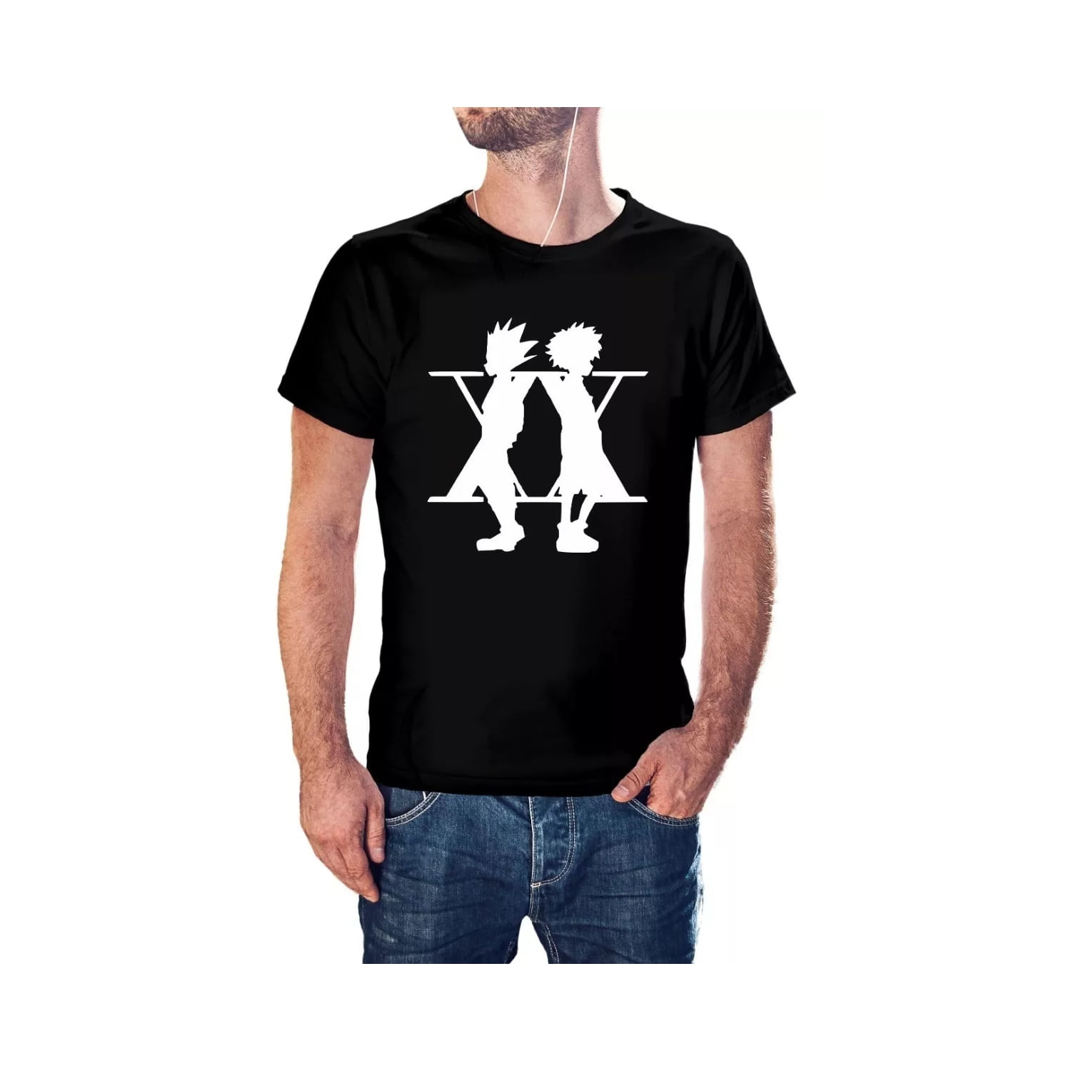 Camiseta De Algodão Masculina Hunter X Hunter Hxh