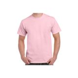 Camiseta Gildan Basic De Algodão Rosa De Excelente Qualidade