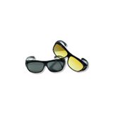 Óculos De Sol Hd Vision Day Night 2 Lentes 100g