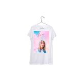 Camiseta Taylor Swift 4 Com Estampa De Sublimação 100% Poliéster