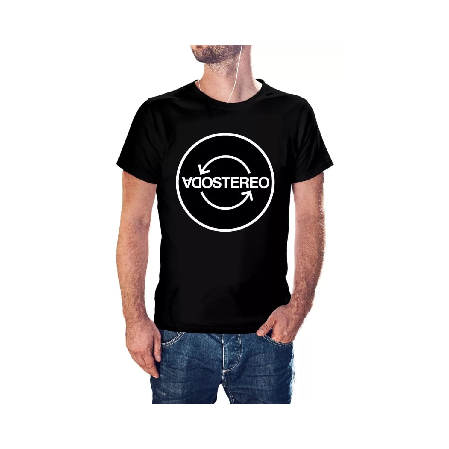 Camiseta Soda Stereo Masculina De Algodão Para Homens