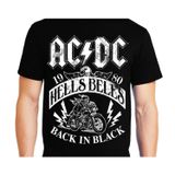 Camiseta Acdc Rock Unissex 100% Algodão