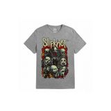 Camiseta Dtf Slipknot 373 Masculina Unissex Para Adultos