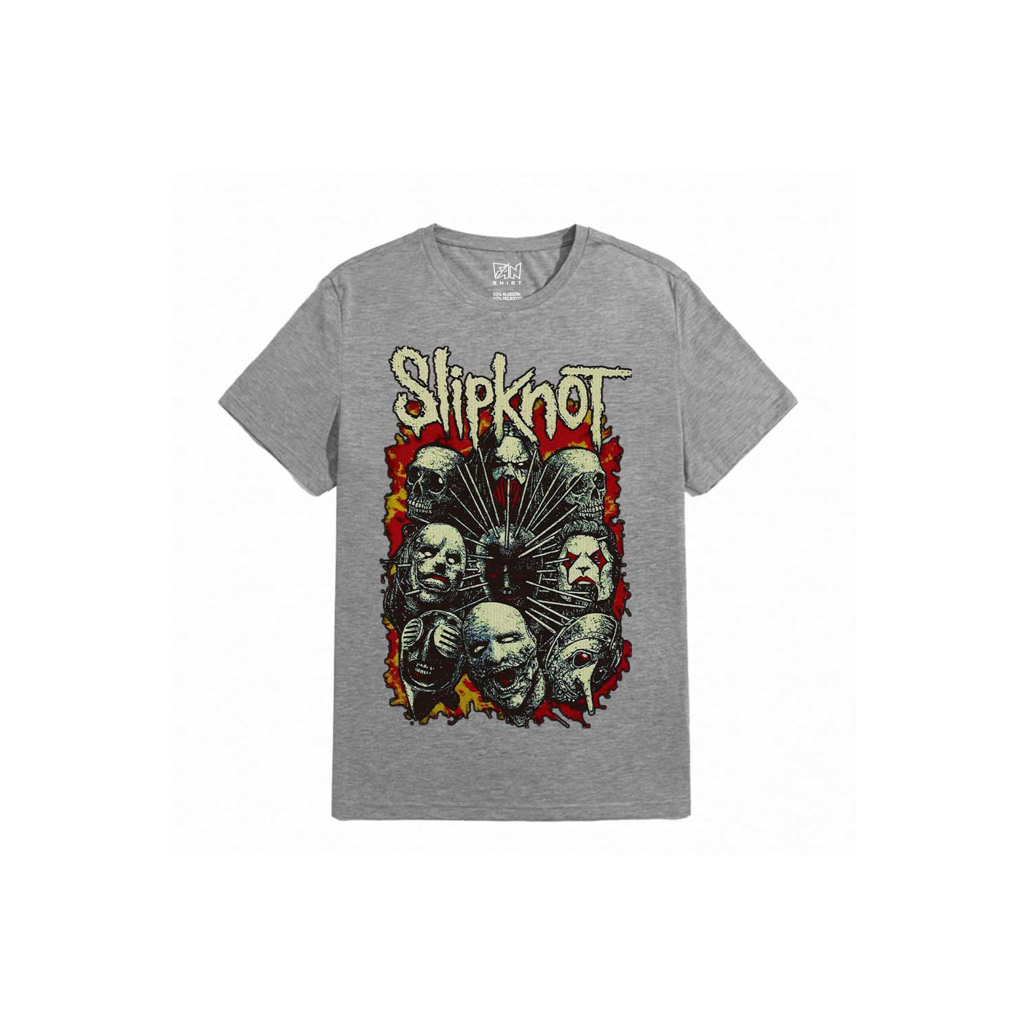 Camiseta Dtf Slipknot 373 Masculina Unissex Para Adultos