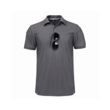 Camisa Polo Tática De Manga Curta Quick Dry Para Homens