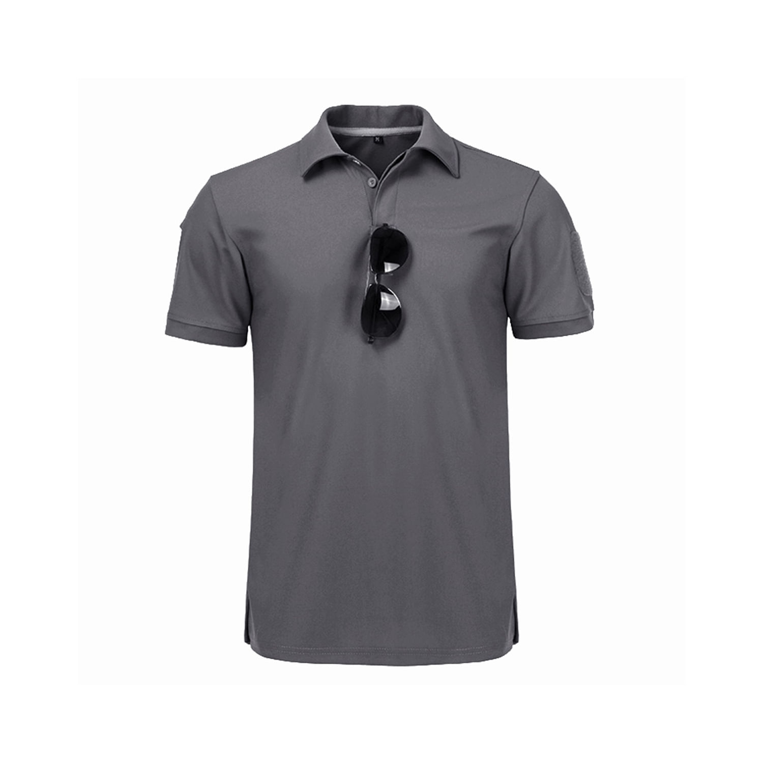 Camisa Polo Tática De Manga Curta Quick Dry Para Homens