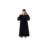 Cobertor De Lã Poleron Robe Com Capuz De Pelúcia Para O Inverno