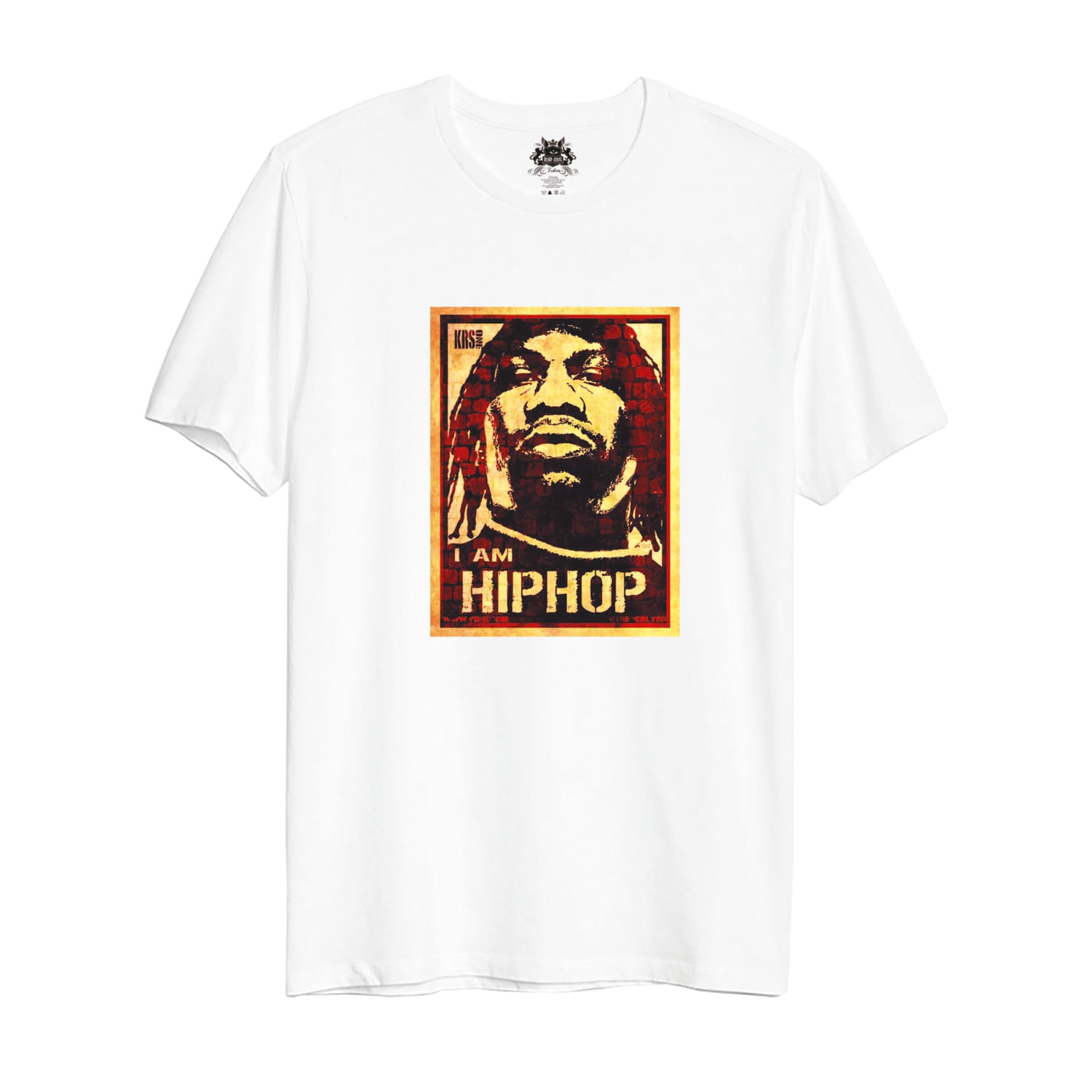 Camiseta Krs One Im Hip Hop 100% Algodão 165 G/m2 Unissex